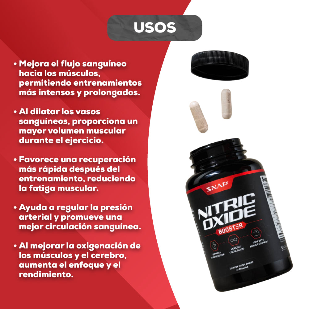 🏋️♂️ Nitric Oxide Booster – Potencia tu rendimiento