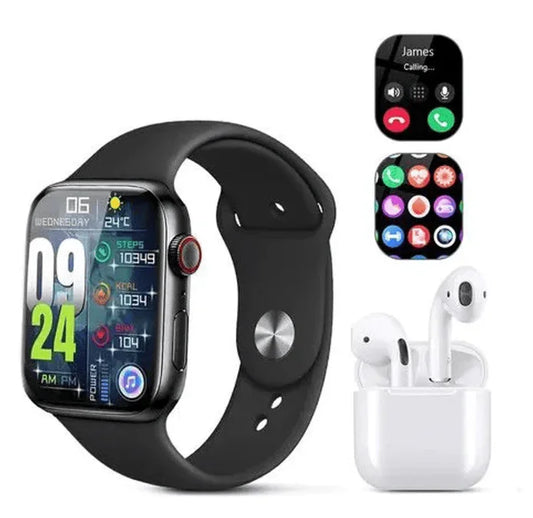 🆕 ¡Combo Inteligente T900 Pro + Audífonos Bluetooth! 🎧⌚