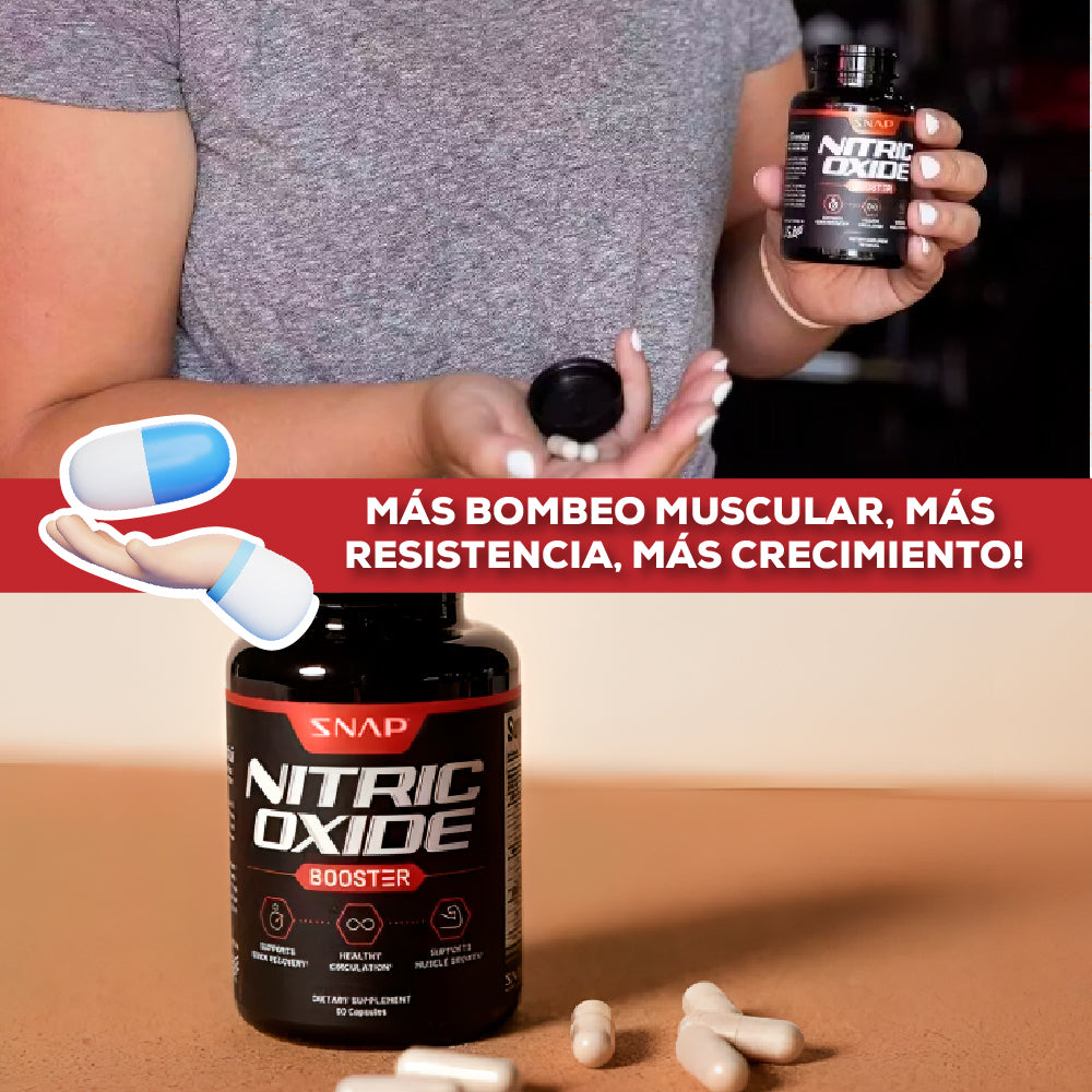 🏋️‍♂️ Nitric Oxide Booster – Potencia tu rendimiento