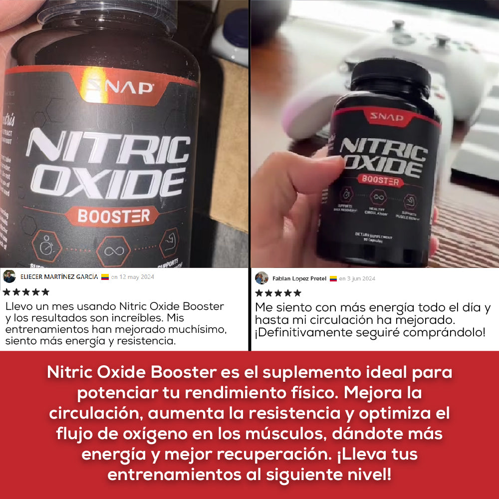 🏋️‍♂️ Nitric Oxide Booster – Potencia tu rendimiento