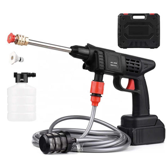 🚿⚡ Hidrolavadora inalámbrica portátil 48V con 2 baterías recargables ⚡🚿