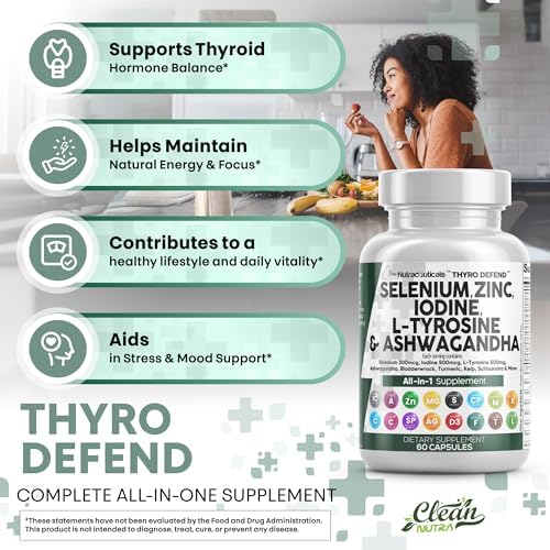 🌿 Tiroides Clean Nutraceuticals – 60 Cápsulas