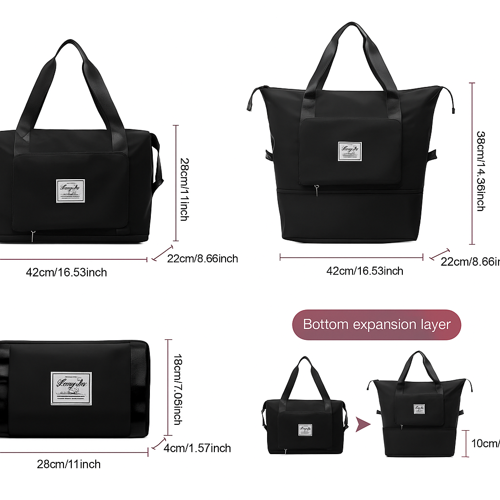 🧳 Bolso Viajero Plegable Expandible Multi