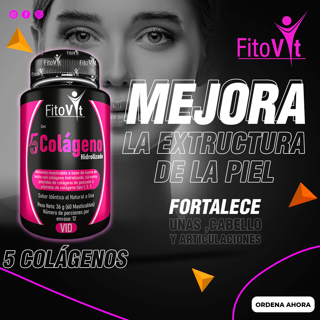 🌟💊 5 COLÁGENOS FITOVIT X 60 CÁPSULAS 💊🌟